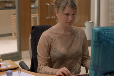 Probably best not to adopt the Bridget Jones approach to office elegance