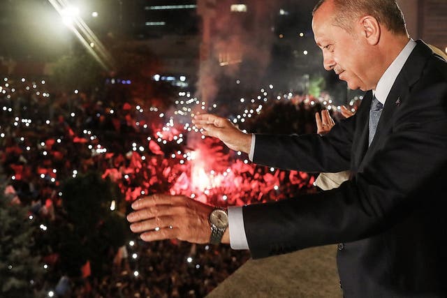 President Erdogan is set to be sworn in on Monday