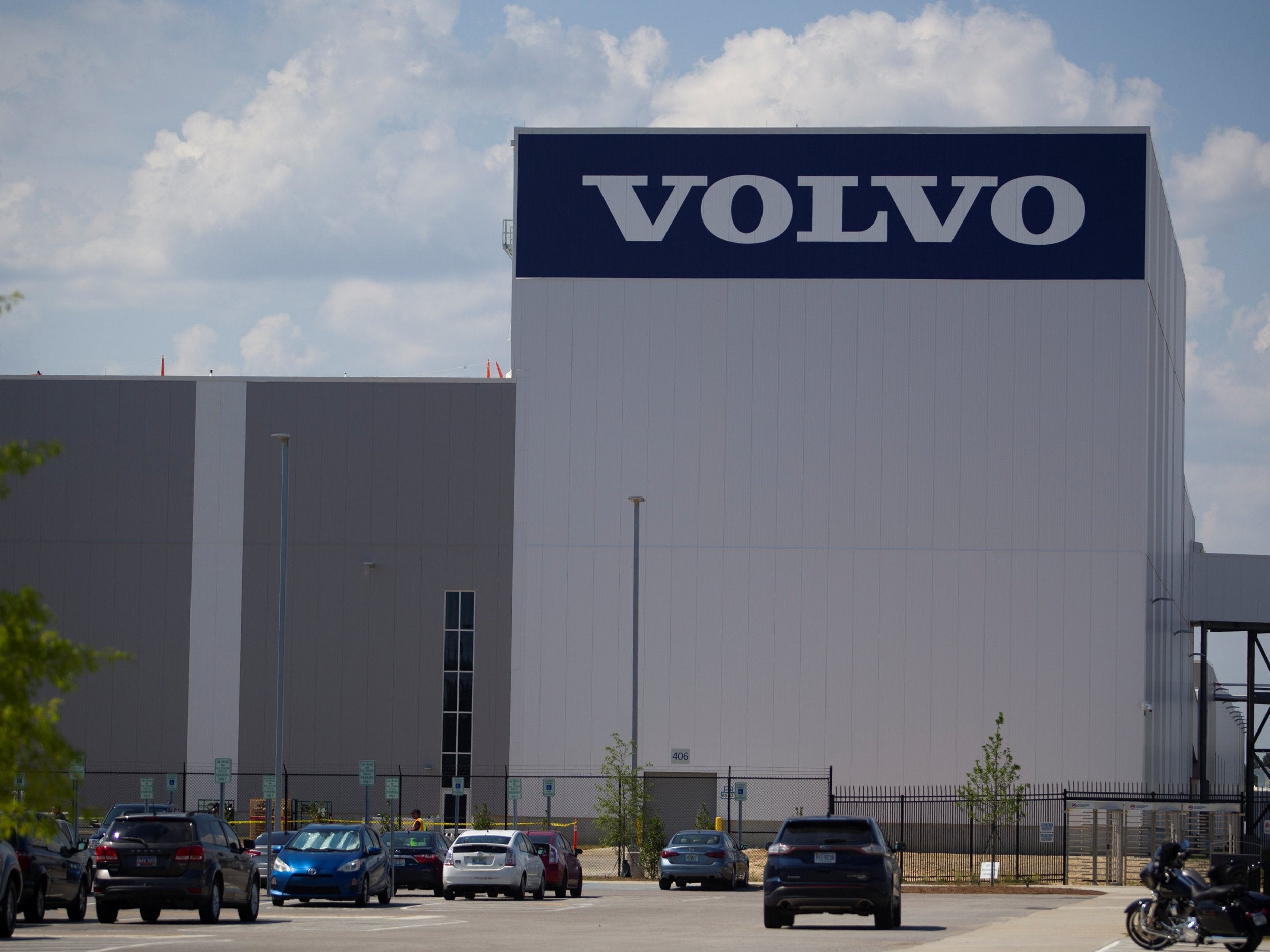 The new Volvo factory in Ridgeville, South Carolina