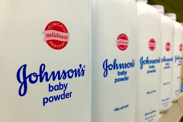 Talcum powder is an inorganic powder subject to restrictions on carry-on luggage on international (and some domestic) Australian flights