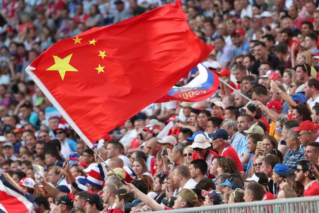 60,000 tickets have been bought by Chinese fans