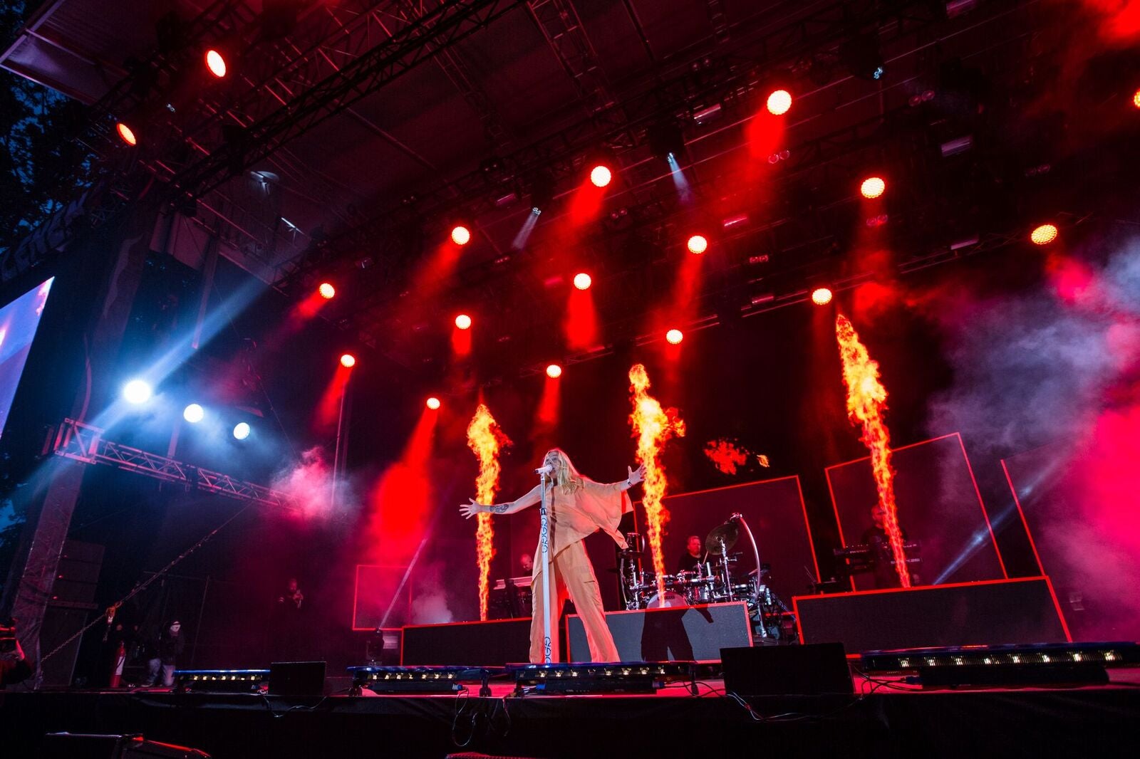 Gabrielle Plenen performs at Bergenfest in Norway, 2018