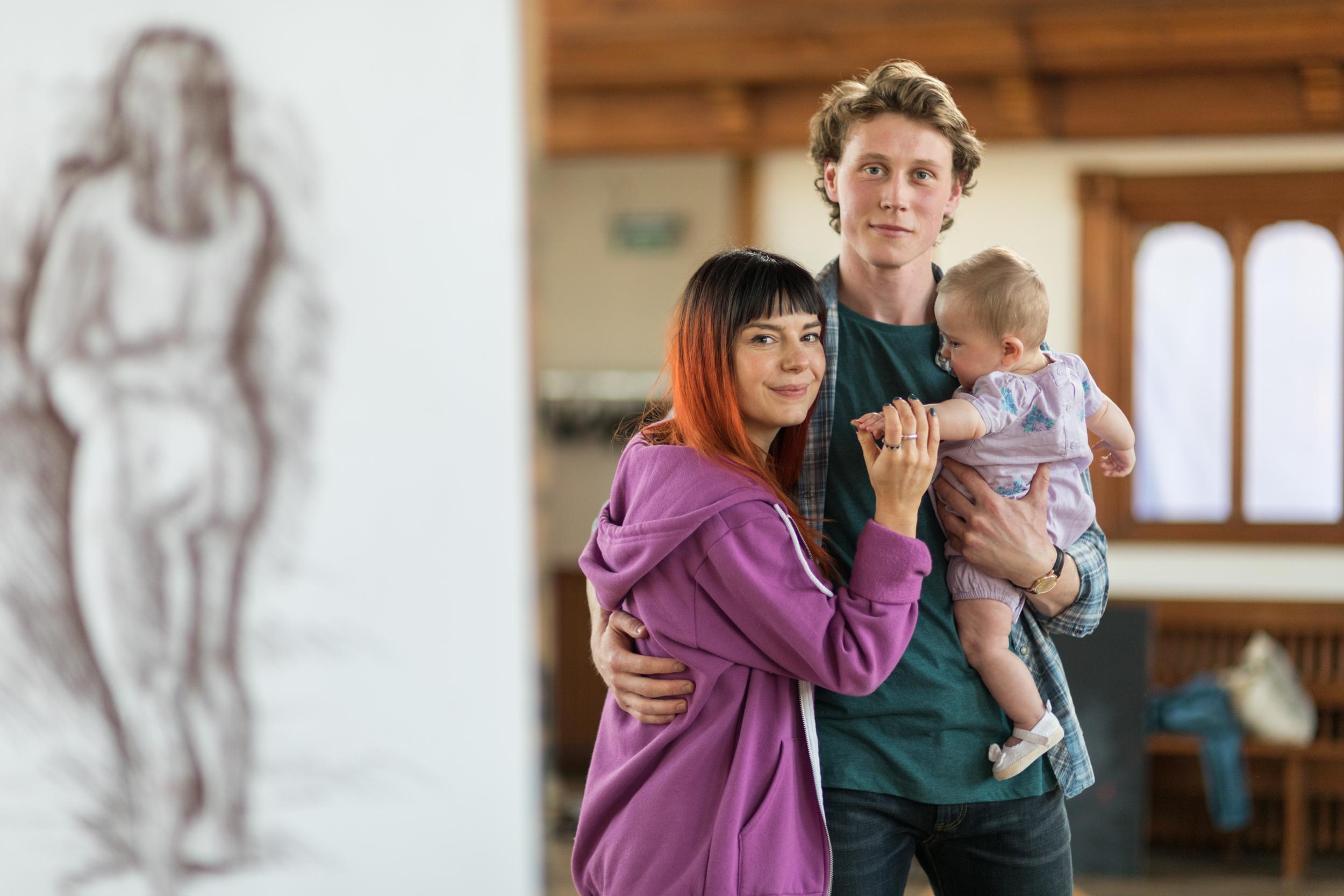 Aimee-Ffion Edwards and George MacKay in the BBC’s ‘To Provide All People’ (Gwawr Jones/BBC)