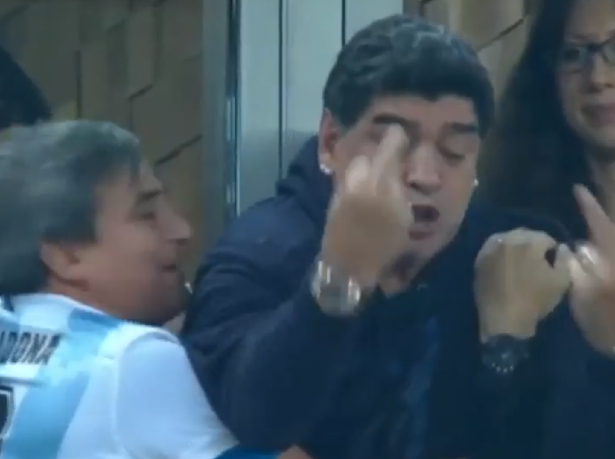World Cup 2018: Gary Lineker brands Diego Maradona a 'laughing stock' after middle finger celebration