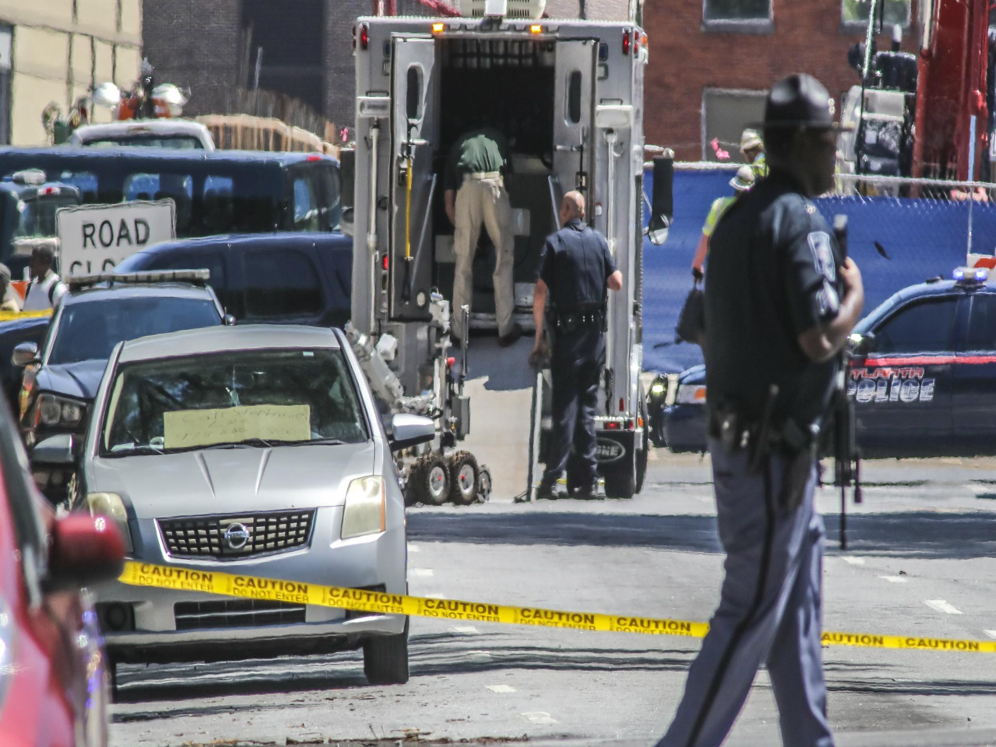 Atlanta police bomb squad responds to the incident in Georgia
