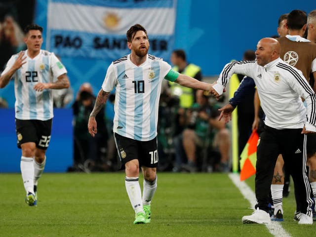 Lionel Messi seems to have usurped Jorge Sampaoli