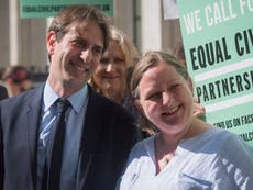 Heterosexual couples can have civil partnerships, rules Supreme Court