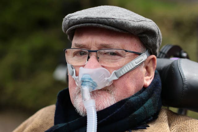 Noel Conway, a terminally ill man, is battling for the right to an assisted death
