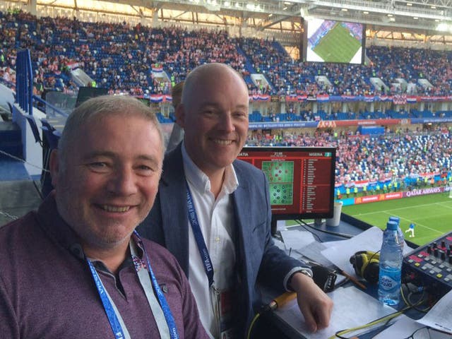 Jon Champion and Ally McCoist's commentary has earned a cult World Cup following