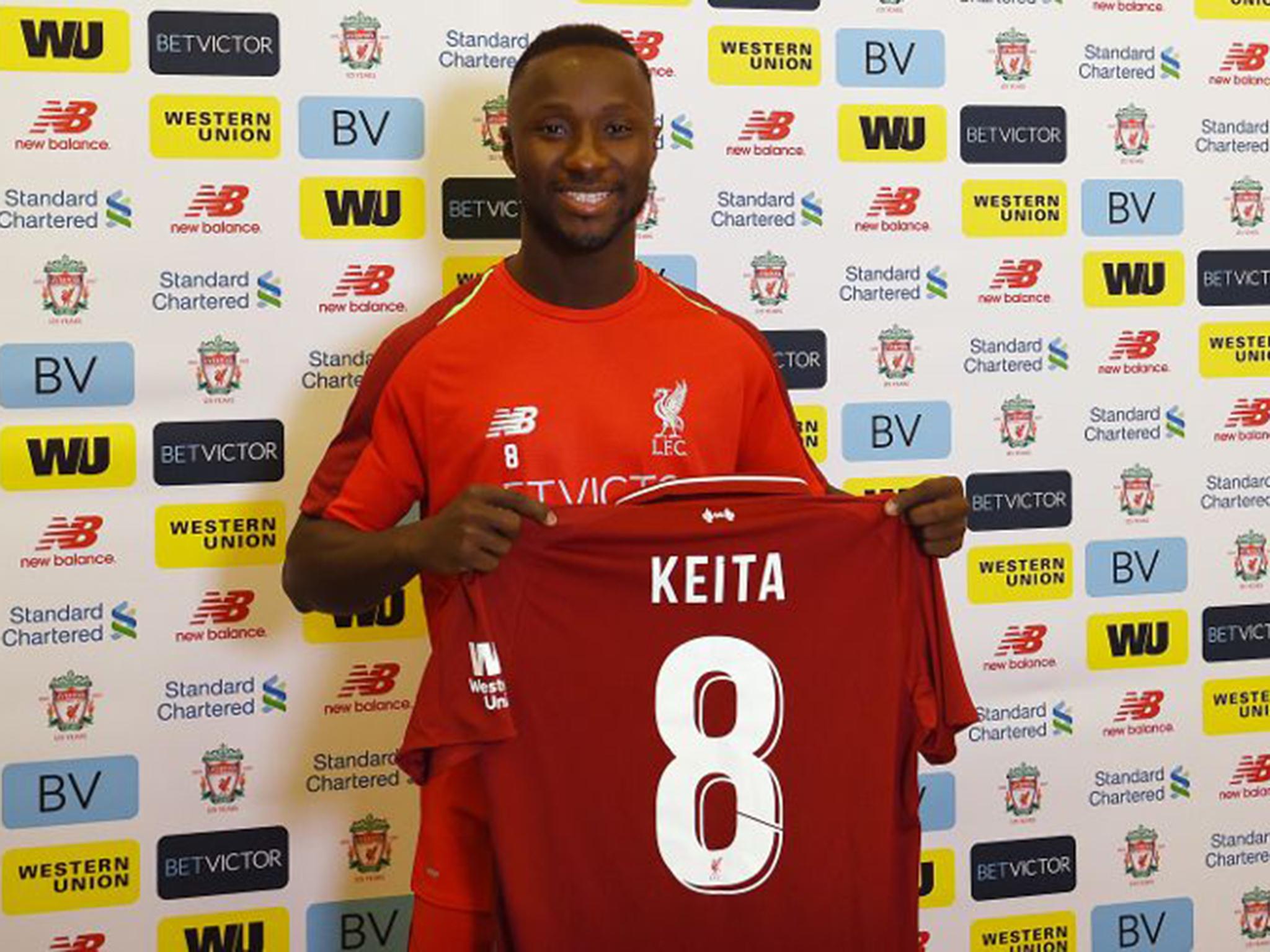 Naby Keita finally arrived at Liverpool a year after signing