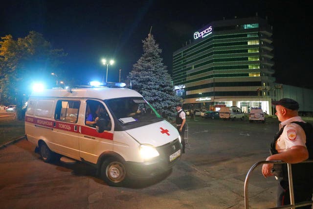 A hotel in Rostov-on-Don is evacuated