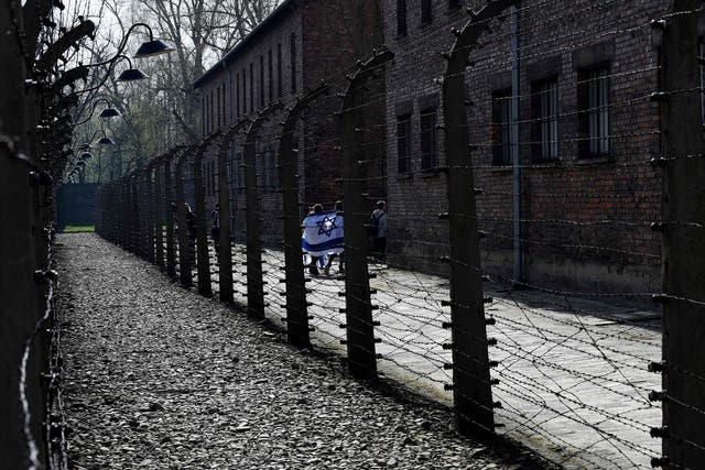 The memorial site of the Auschwitz-Birkenau Nazi death camp