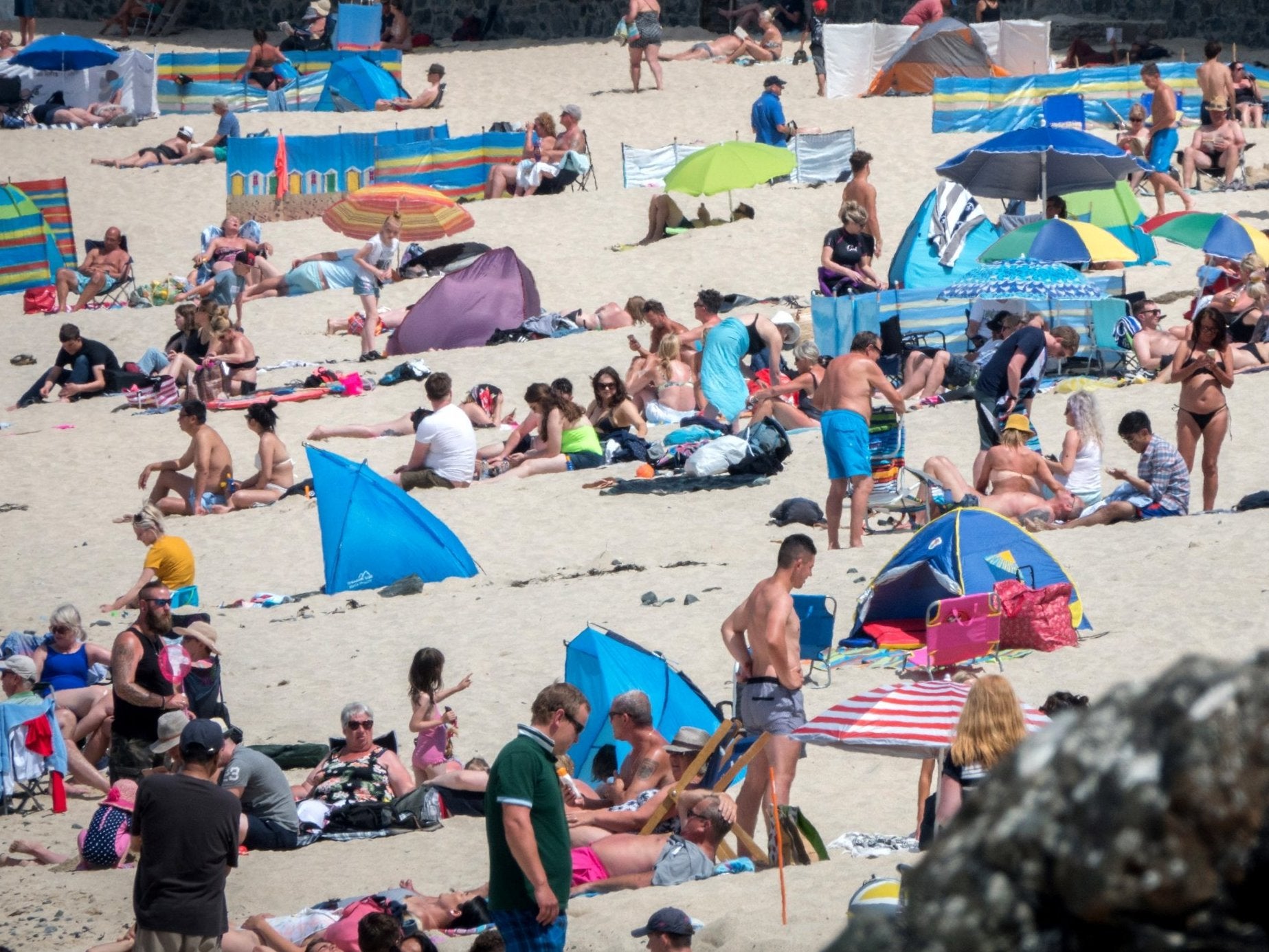 Temperatures up to 29C have been recorded across England and Wales this week