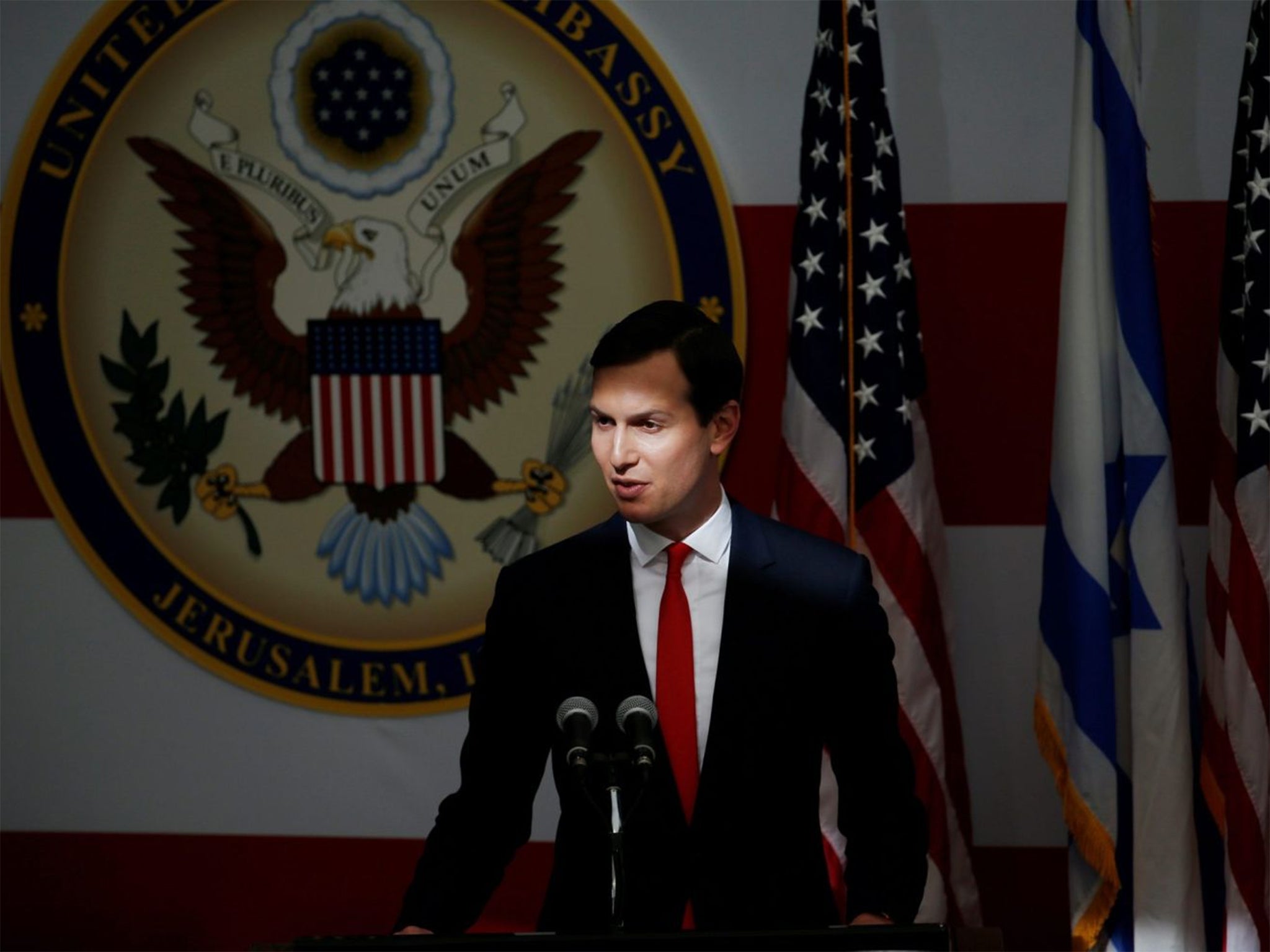 Kushner has accused the Palestinian leadership of having no ideas