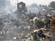 Fifteen killed as deadly fire sweeps through open-air market in Kenya