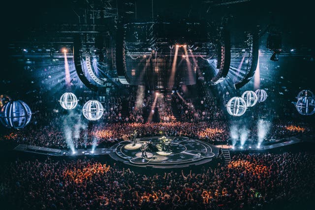 Muse perform during their 2016 Drones tour