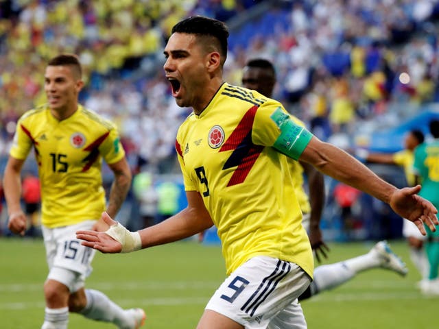 Radamel Falcao is playing in his first World Cup