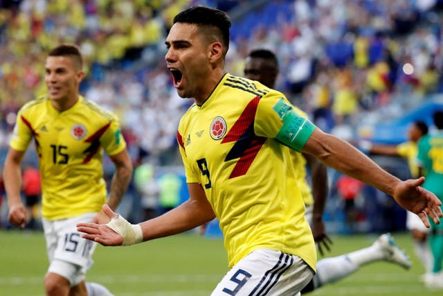 Radamel Falcao is playing in his first World Cup