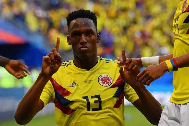 Yerry Mina's goal gave Colombia a win against Senegal and top spot in Group G