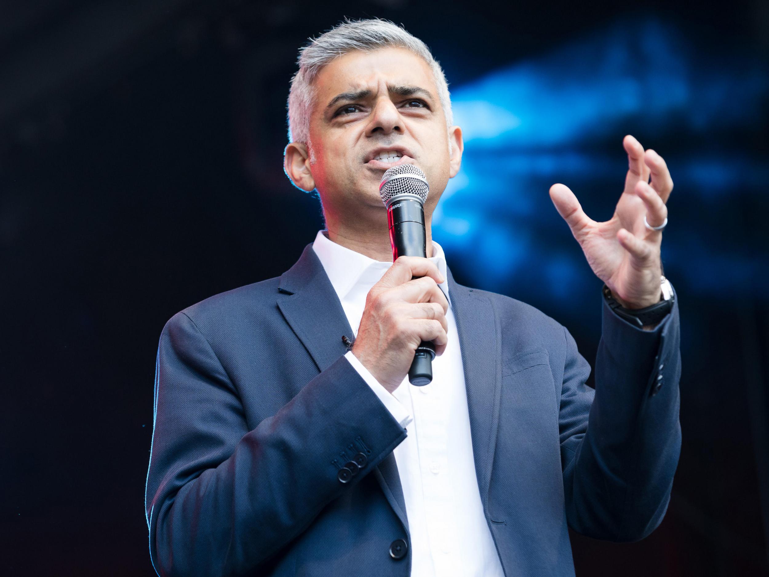 Despite criticism of his response to an upsurge of serious gun and knife attacks in London, Khan insisted things would be worse if it were not for his initiatives (PA)