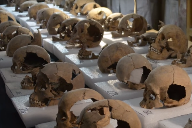 Hundreds of skulls reveal scale of human sacrifice in an ancient Aztec city