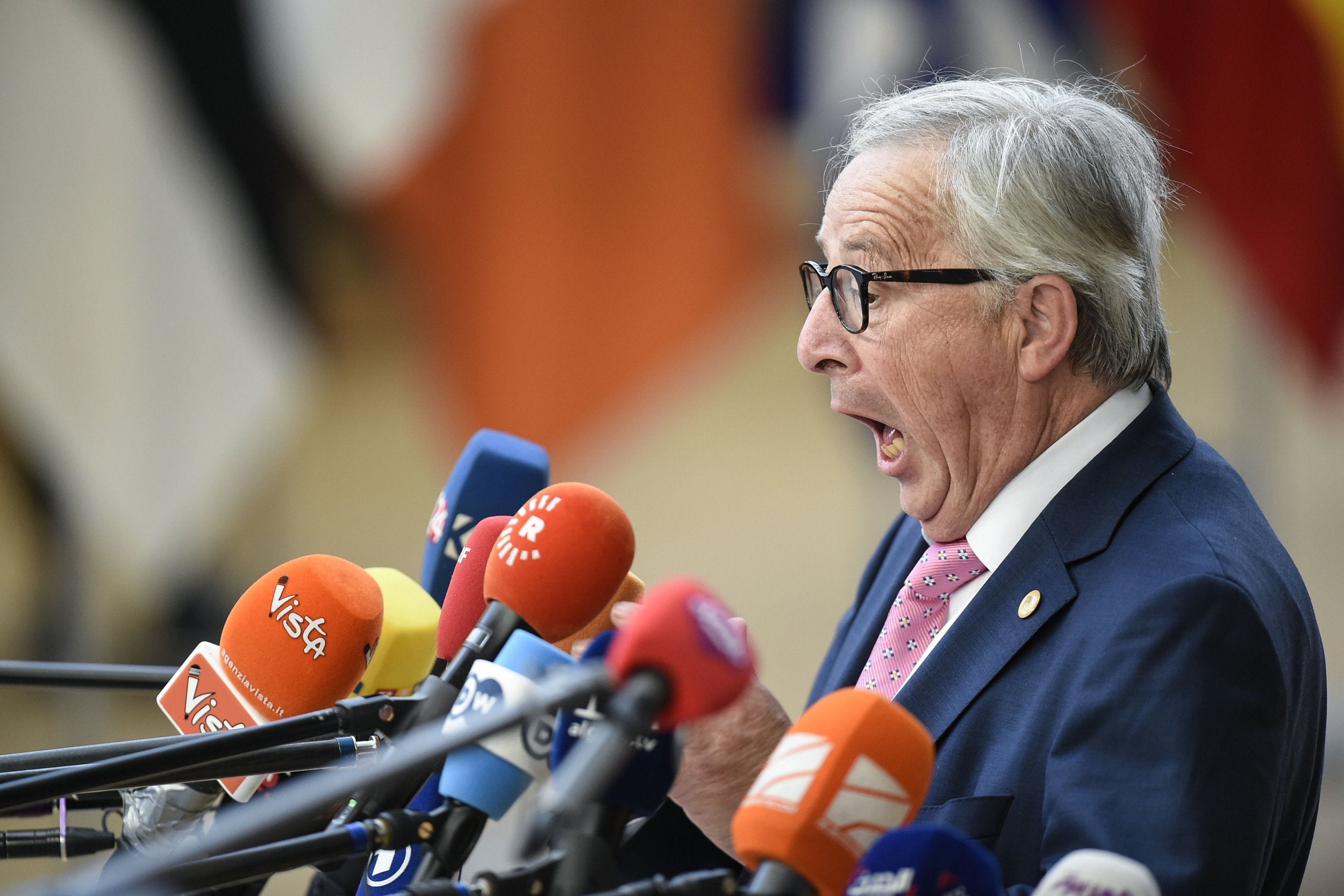 Jean-Claude Juncker said he was always amazed at what he was blamed for in the media