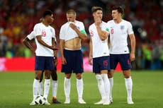 When do England play Colombia in the round of 16?