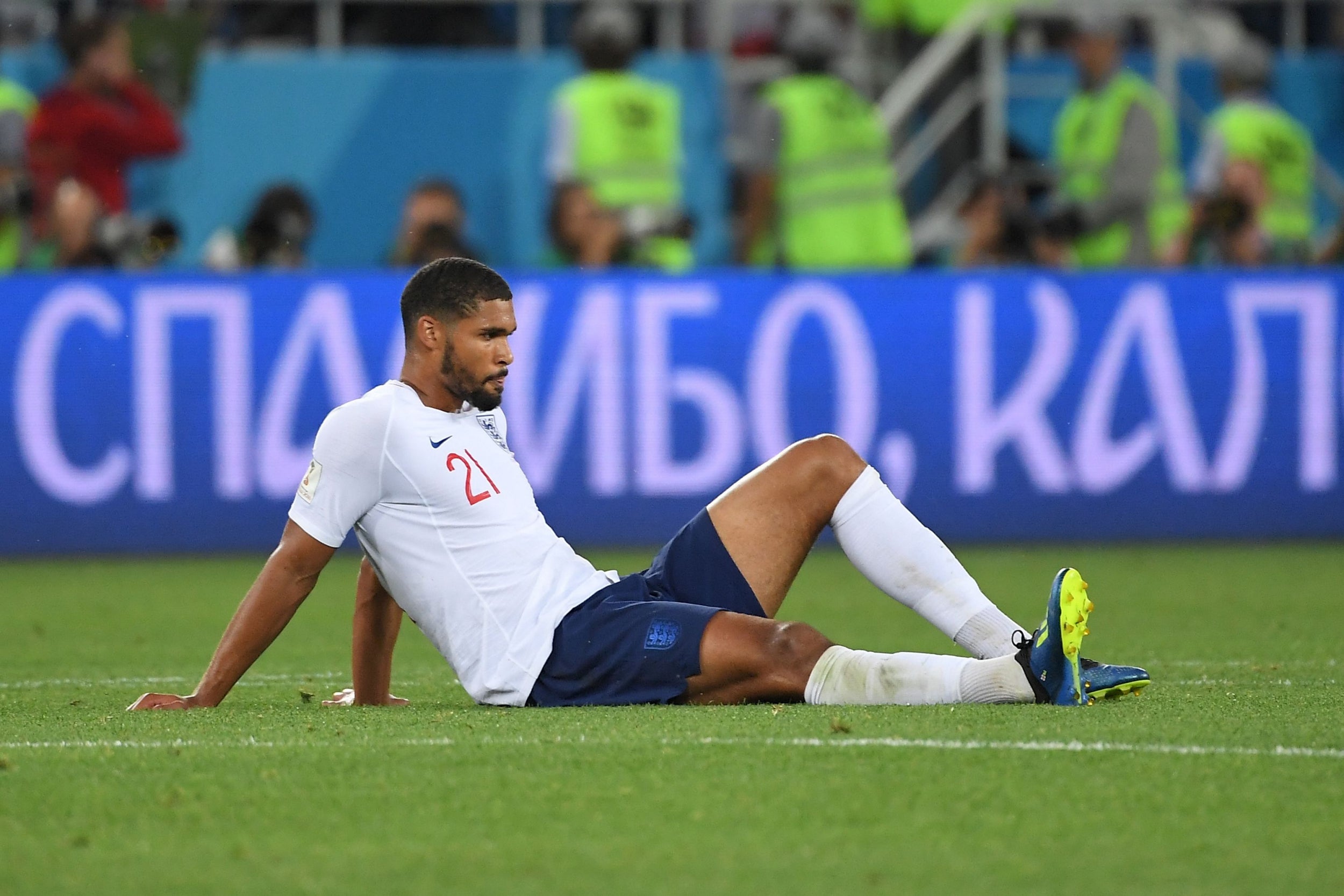 England made eight changes to their team and lost 1-0 to Belgium