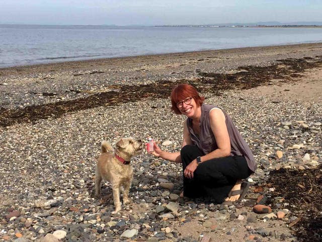 Elissa Wilson discovered the note on Prestwick Beach in South Ayrshire, Scotland (SWNS)