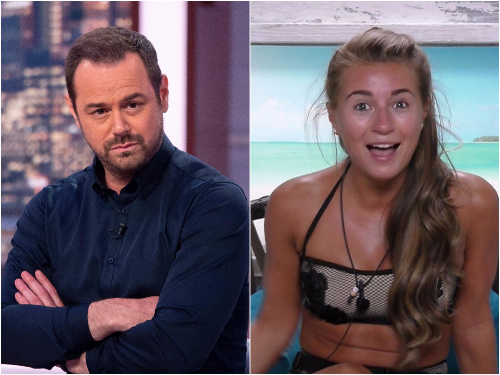 Danny Dyer congratulates Dani on her Love Island success