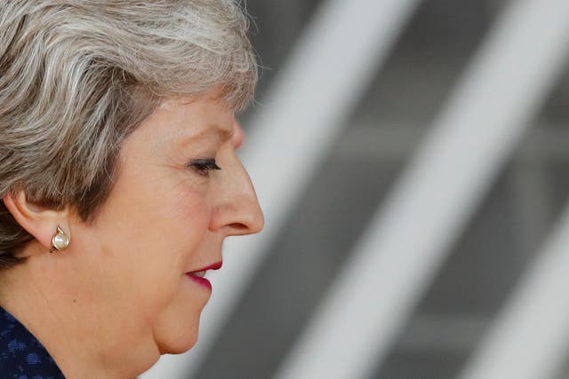 Theresa May met with leaders on Thursday evening in Brussels