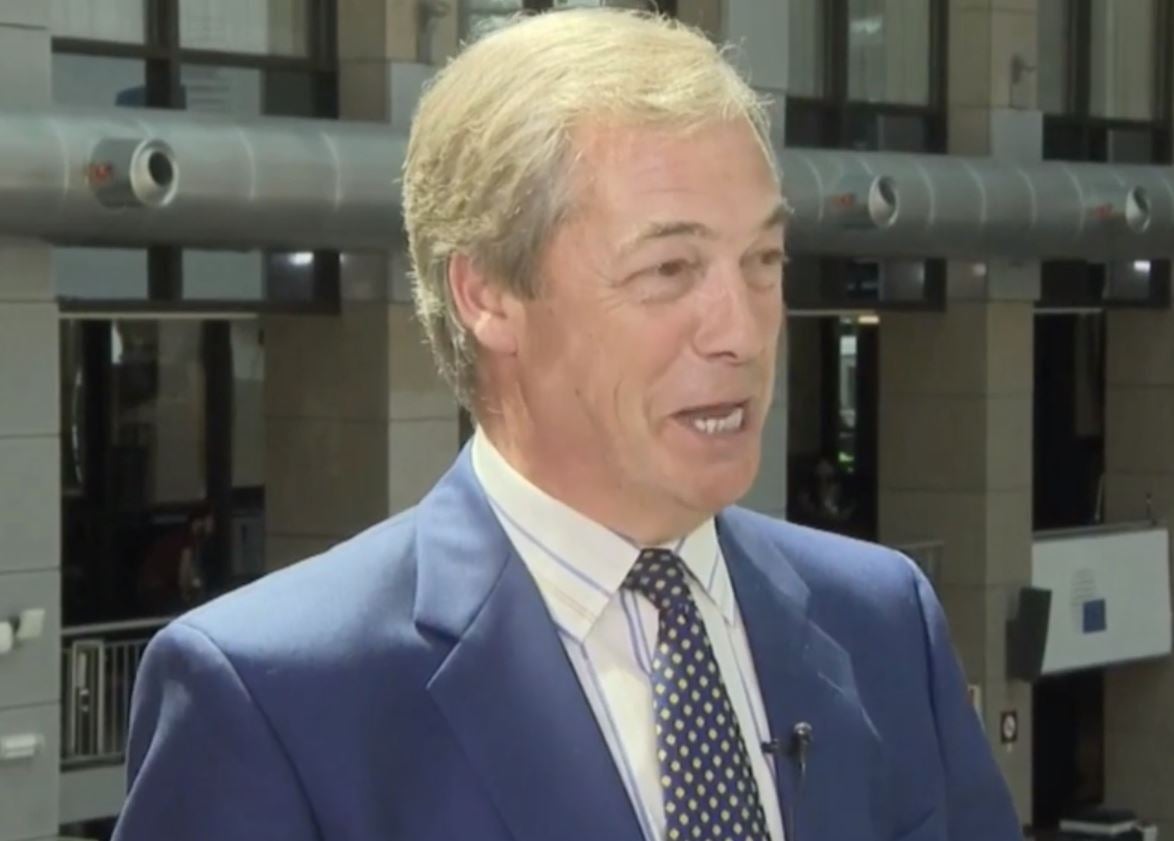 Nigel Farage denies dying hair blonde in honour of Trump: &apos;It was just the sunlight&apos;
