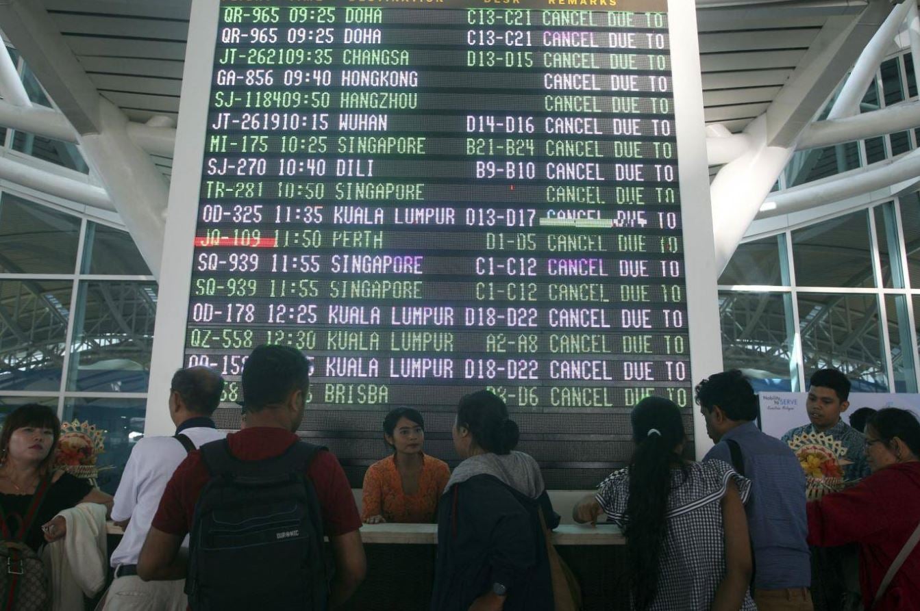 Over 300 flights were cancelled as a consequence of Mount Agung's volcanic activity