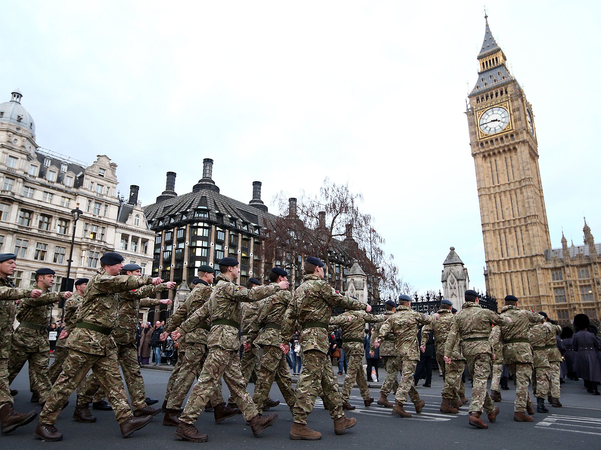 Just 12 per cent of the population would volunteer to fight in a world war
