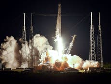 SpaceX launches used cargo rocket to International Space Station