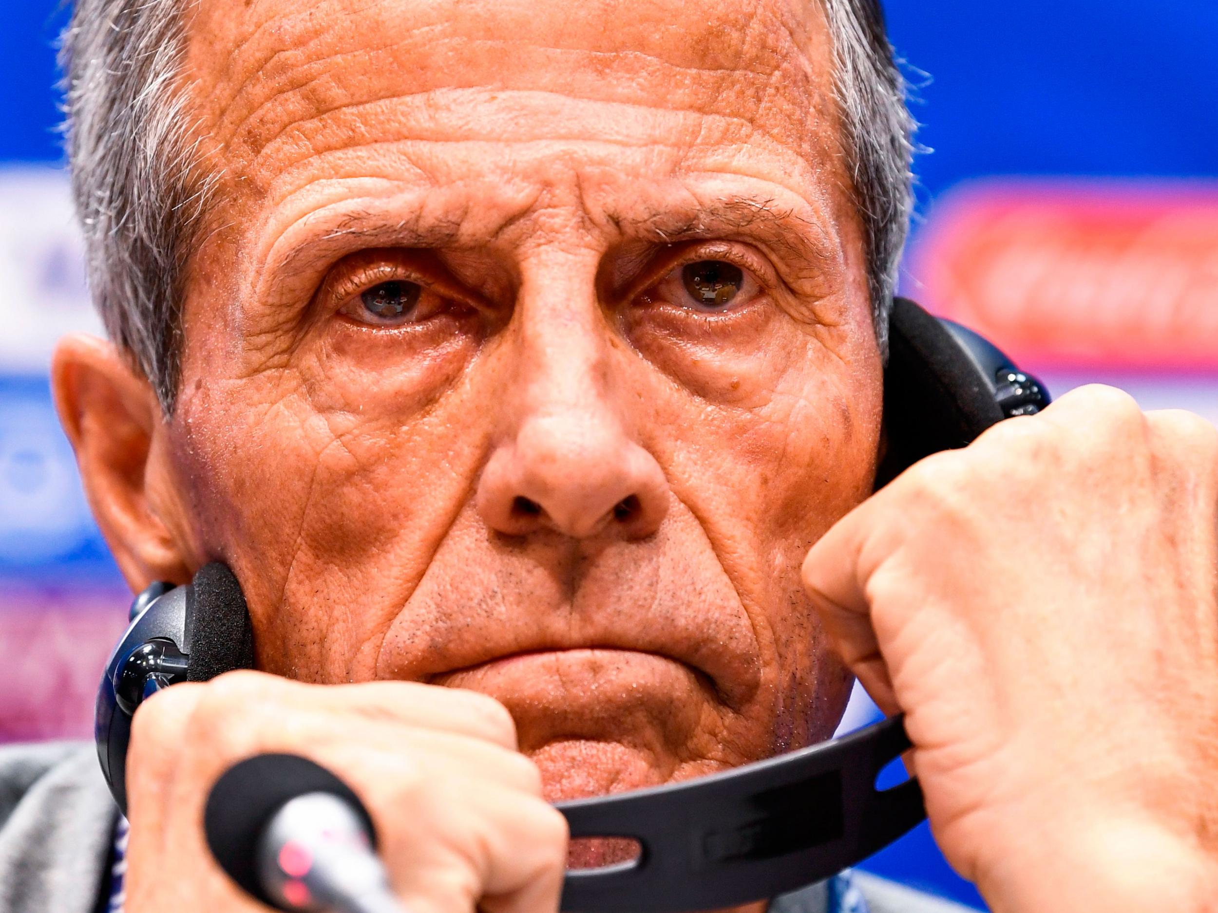 Oscar Tabarez is Uruguay's long-serving head coach