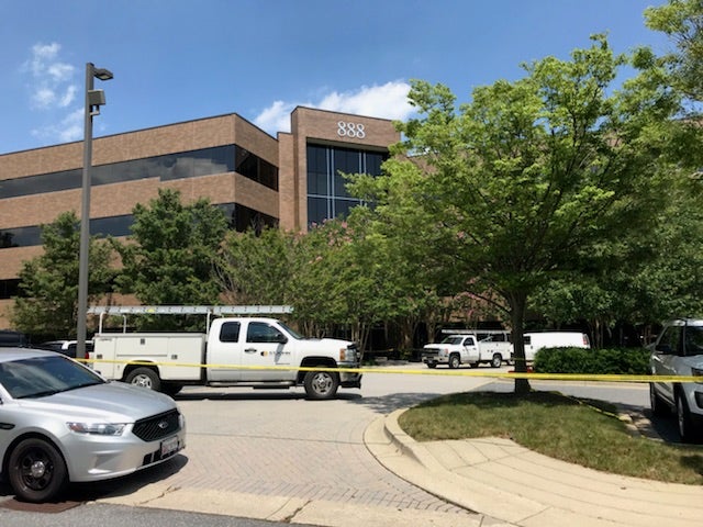 Capital Gazette offices seen the day after the shooting