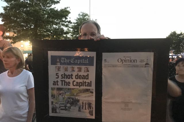 A lone gunman opened fire on the offices of Capital Gazette newspaper in Annapolis