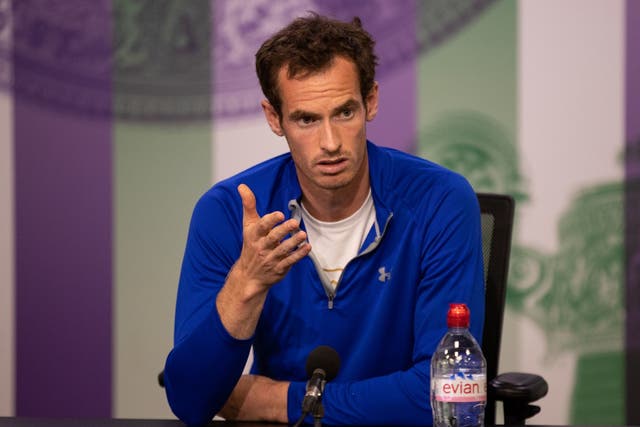 Andy Murray speaking ahead of the Championships