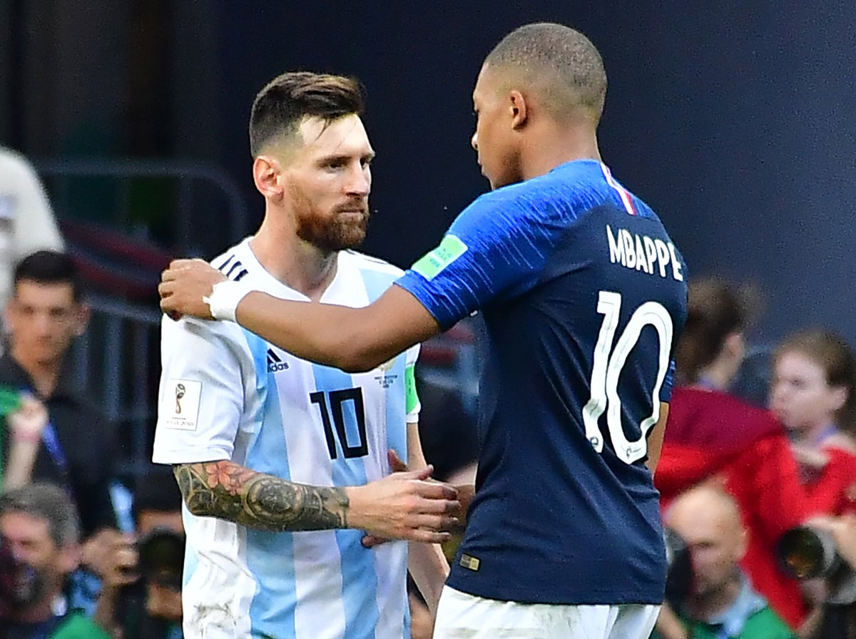 Kylian Mbappe leaves Lionel Messi in his wake as a World Cup changing of the guard unfolds before our eyes | The Independent | The Independent