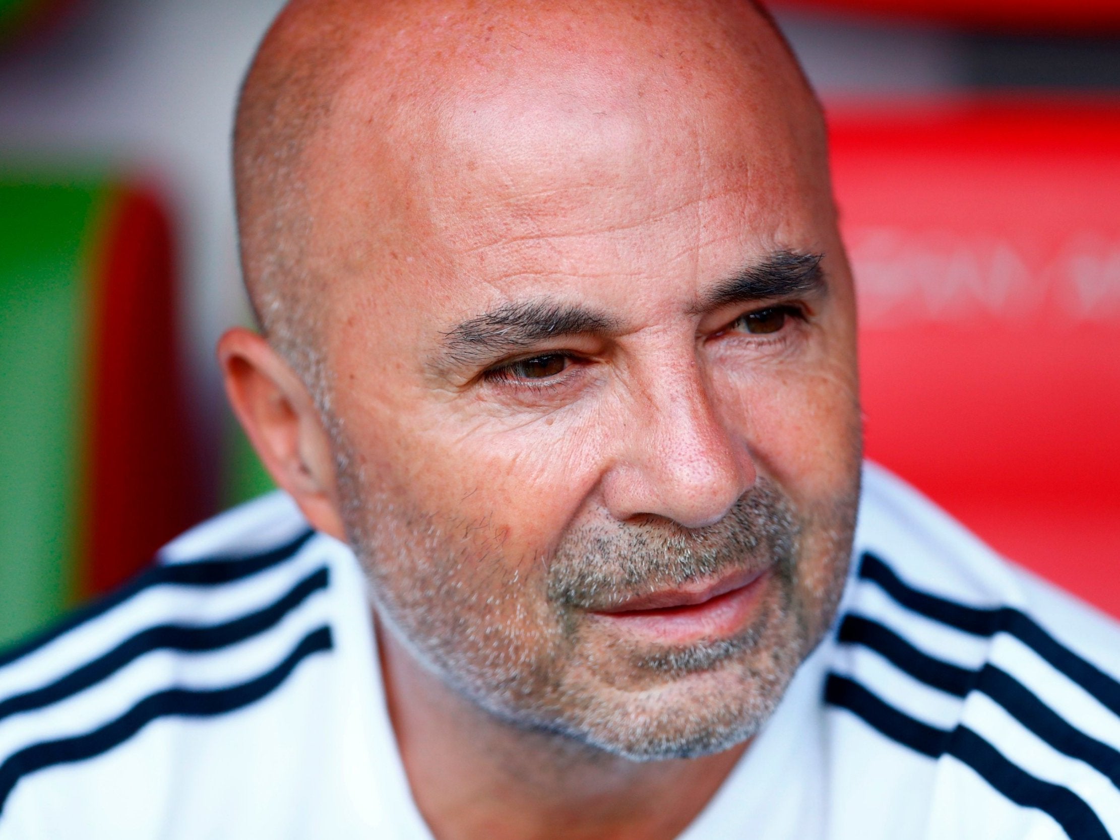 Sampaoli watched his side crash out of the tournament (AFP/Getty Images)