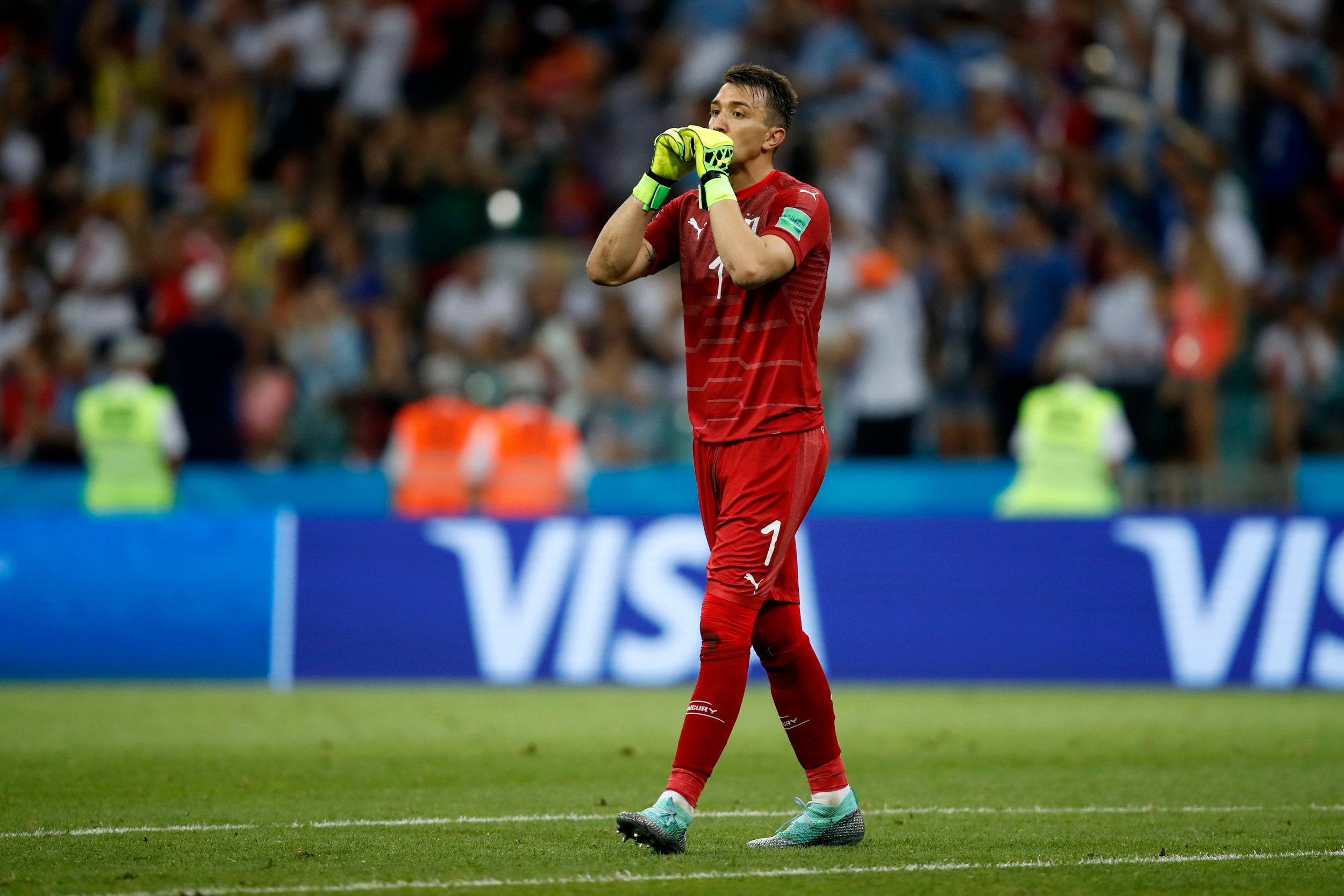 Uruguay are through to the last eight of the World Cup