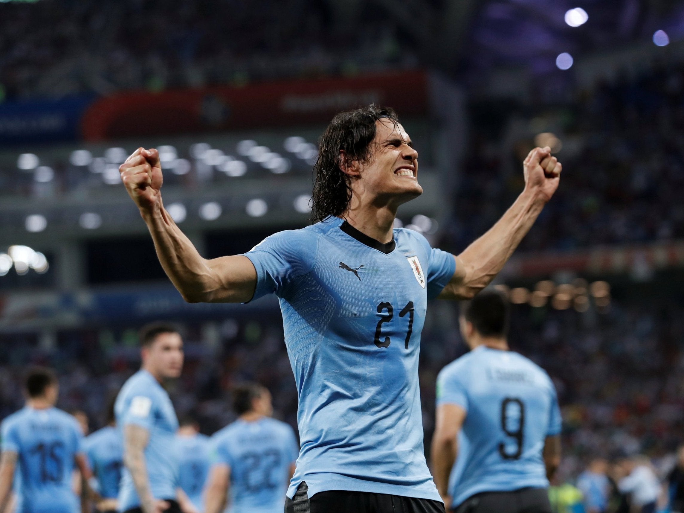 Cavani was Uruguay's hero in the last-16