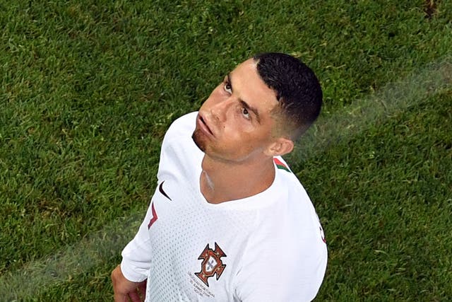 A dejected Cristiano Ronaldo reflects on Portugal's World Cup exit