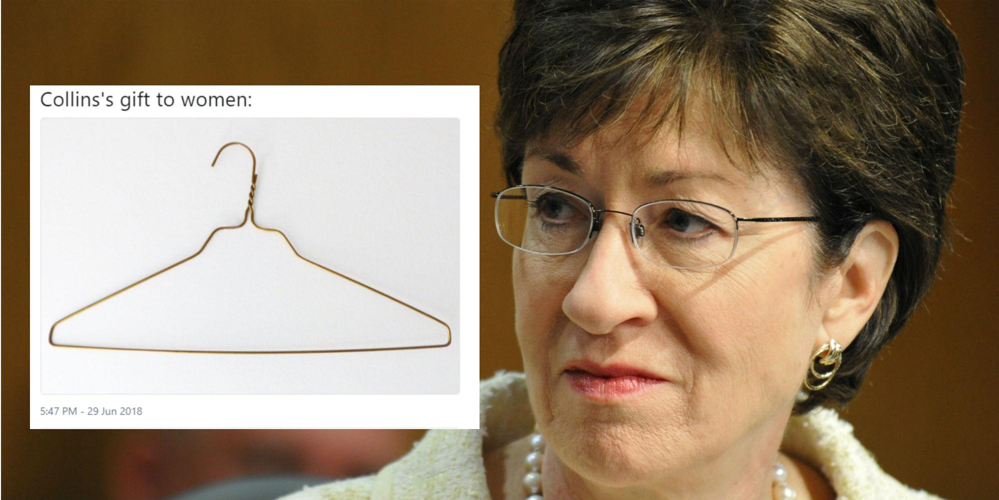 People are sending wire hangers to this Republican Senator to make an