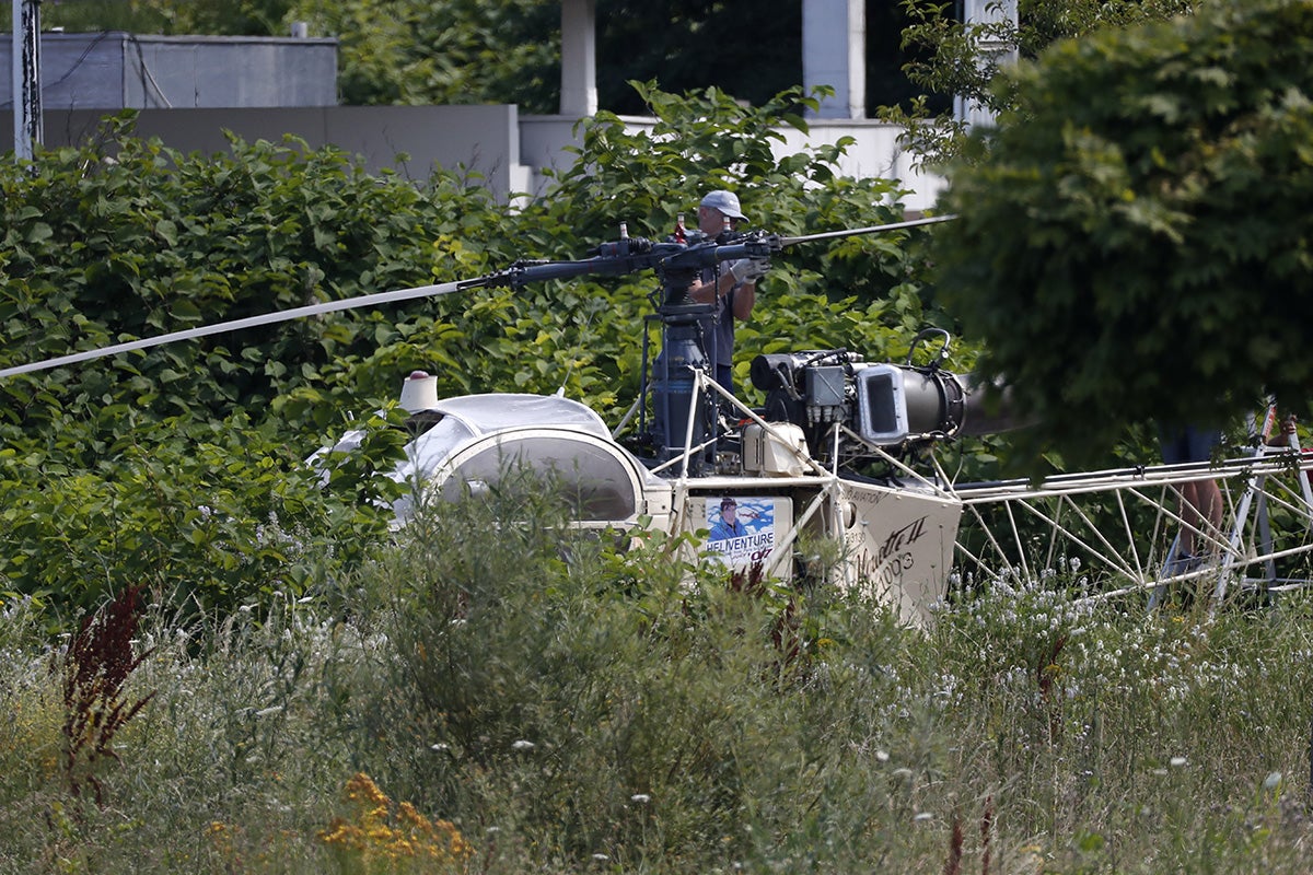 Helicopter used in jail break