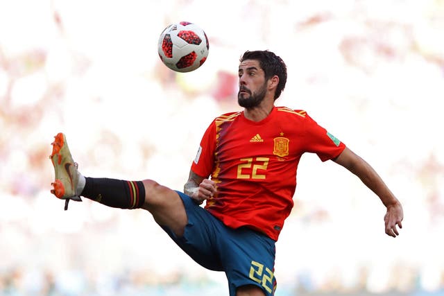 Isco was not able to replicate what Andres Iniesta does for Spain