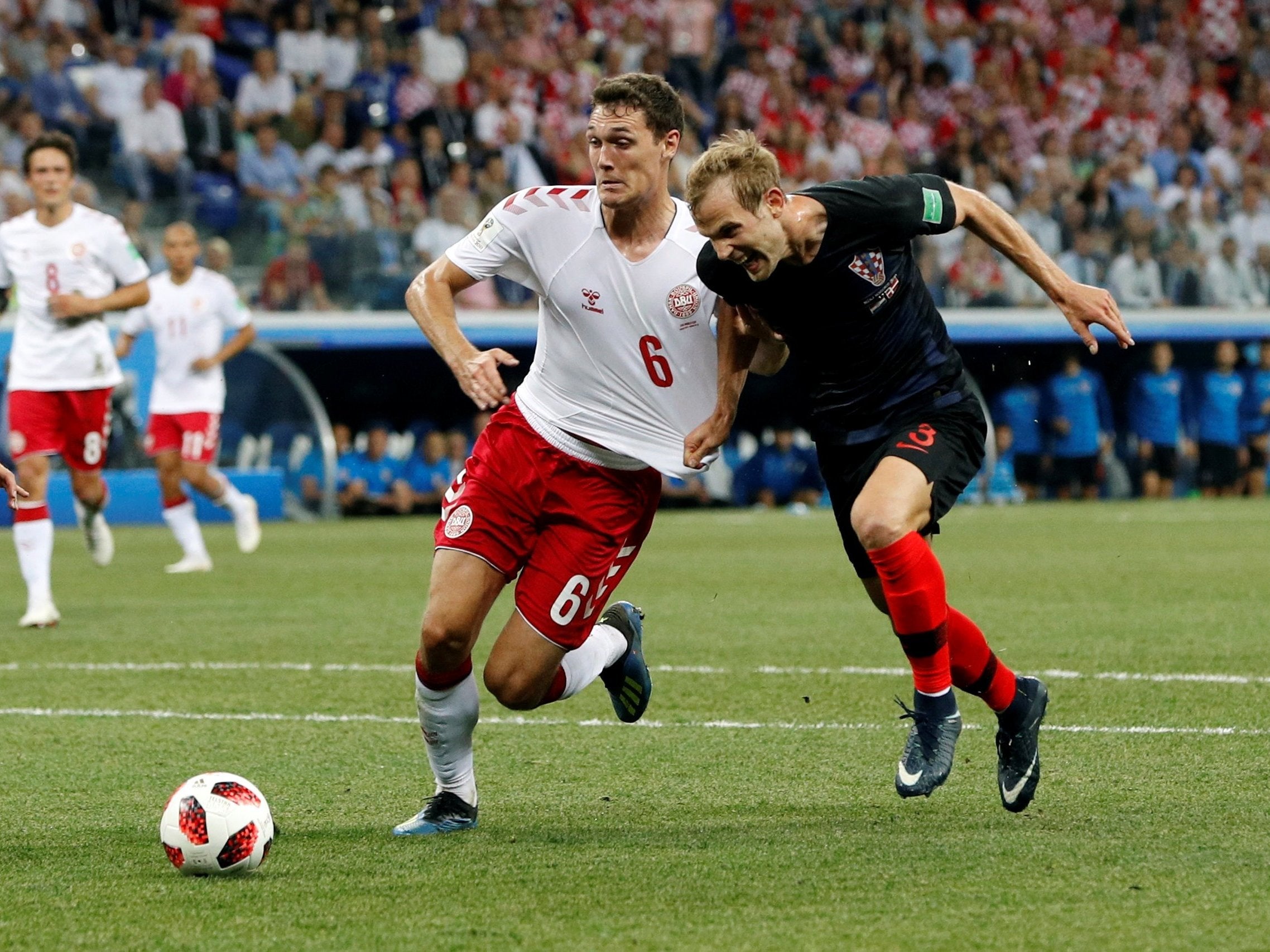 Andreas Christensen, battles with Ivan Strinic