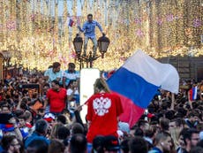 Moscow in meltdown as Russia celebrates historic win