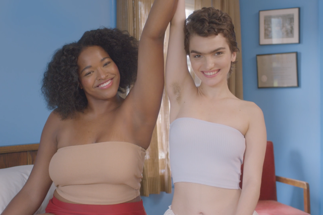 Billie is the first shaving brand to feature women with body hair in an advert